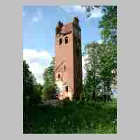 094-1044 Schirrau im Juni 2003. Jetzt steht nur noch der Turm der schoenen Kirche.JPG